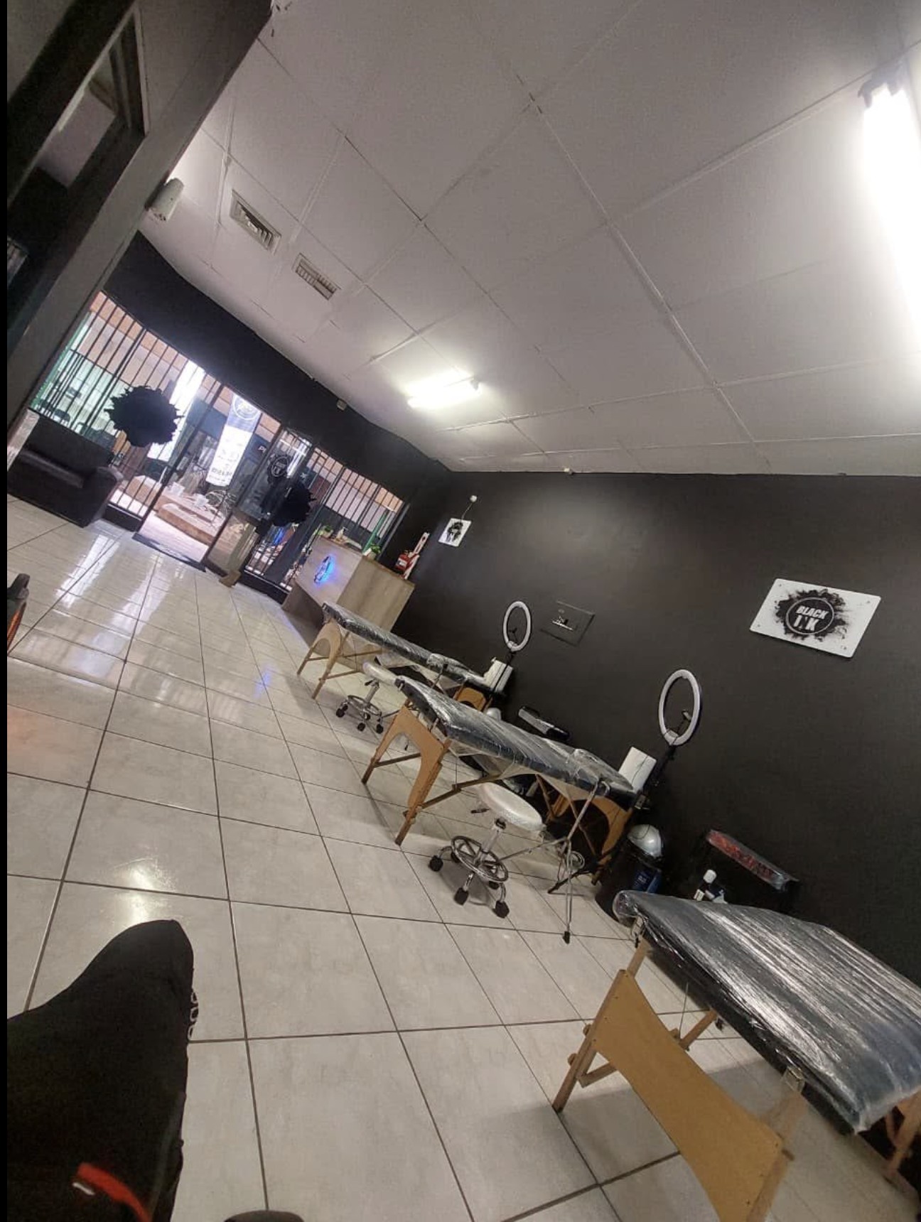 Inside Professional Black Ink studio