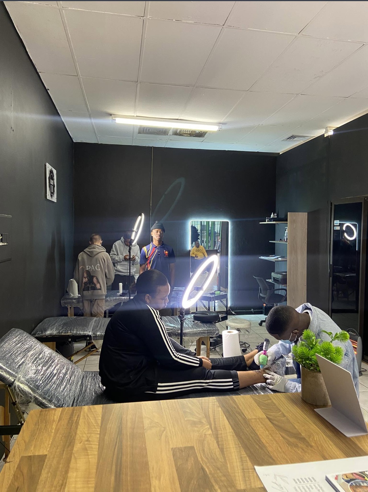Studio station at Professional Black Ink
